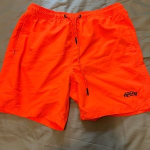 Superdry Orange swimming shorts